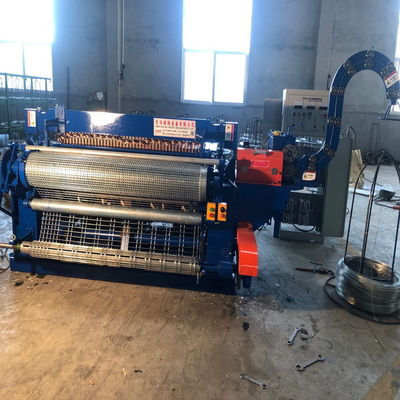 4ft Width Double Row Electrodes Wire Net Making Machine Vertical Straightening