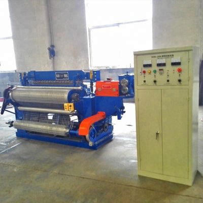 90rows/Min Wire Net Making Machine Dual Row Electrodes ,  4 Feet Width SS Steel Welding Machine